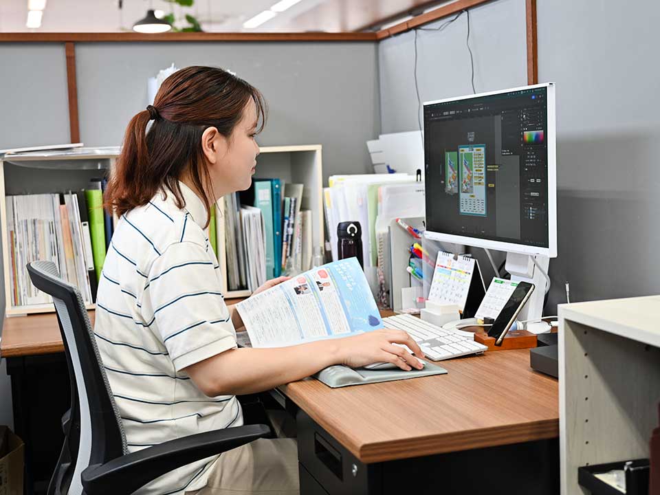 伝わるデザインを目指して、一つひとつ丁寧に